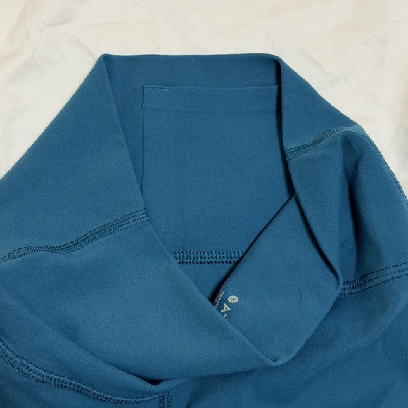 Athleta Transcend 7" Bike Short Womens XXS Blue High Rise Yoga Athletic Blue - Picture 8 of 12